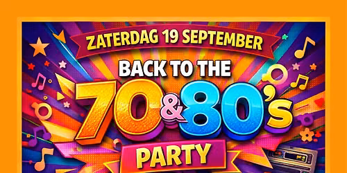 70 & 80s Party — Uitgaan in Den Bosch