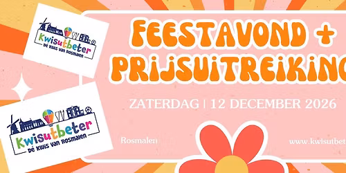 Feestavond & Prijsuitreiking Kwisutbeter 2026 — festival in Den Bosch