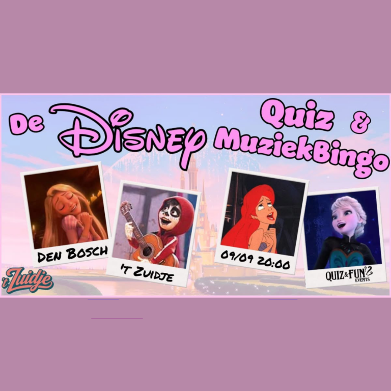 De Disney Quiz en Muziekbingo — Muziek in Den Bosch