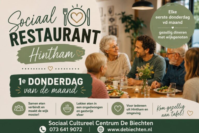 Sociaal Restaurant Hintham — markt-eten in Den Bosch